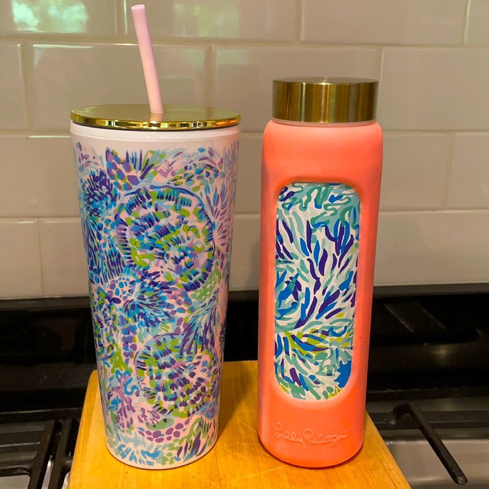 Lilly tumbler & Water bottle Set